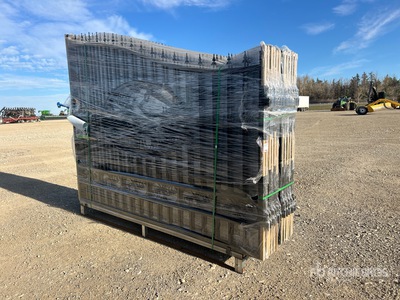 Quantity of (6) 2026 Suihe NG-20D-6 20 ft x 7 ft Wrought Iron Bi-Parting Driveway Gate (Unused)