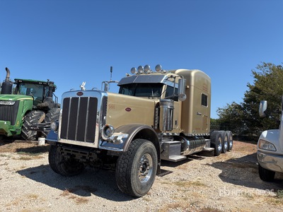 2009 Peterbilt 389 8x4 Tri/A Sleeper Truck Tractor (Inoperable)