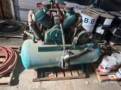 1998 Berkley Skid-Mounted 120 gal Air Compressor
