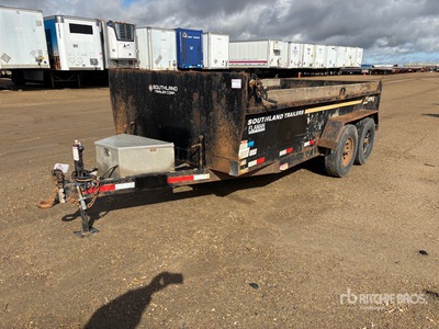2019 Southland 14 ft T/A Tipping Utility Trailer