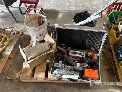 Line Tracer, Telescopic Measuring Staff & Jack Hammer