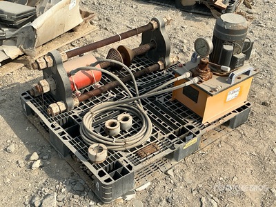 DELEXI 100T Portable Hydraulic Track Pin Press (Unused)