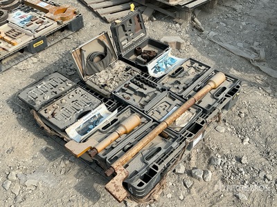 Quantity of Excavator Repair Tools & Pressure Gauge (Unused)