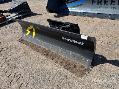 Snow Wolf FlexPlow FX-8.0 8 ft 2 Way Angle Pług do śniegu - Fits Skid Steer Loader