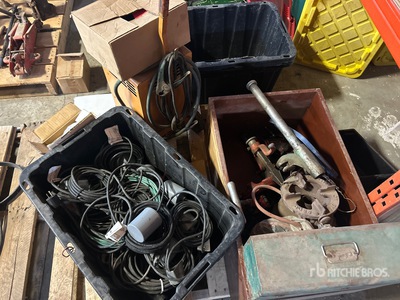 Tethered Float Switch, Battery Charger & Quantity of Automotive Parts