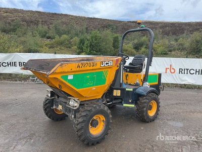 2016 JCB 3 ton 4x4 Swivel dumper