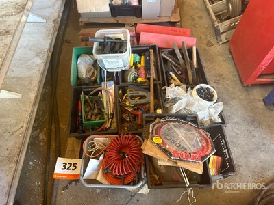 Quantity of Mitre Saw Blade, Steel Brush, Triangular Road Signs, Staplers