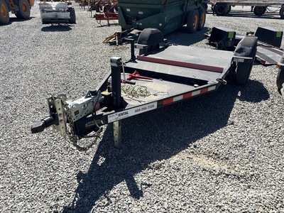 2021 MMDI 12 ft S/A Equipment Trailer