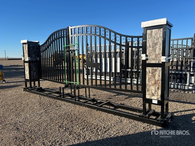 2026 Suihe NFG-20FGP-E02 20 ft x 6 ft 7 in Wrought Iron Bi-Parting Brama wjazdowa (Unused)