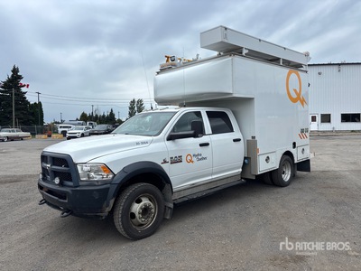 2013 Ram 5500 4x4 Crew Cab Utility Truck