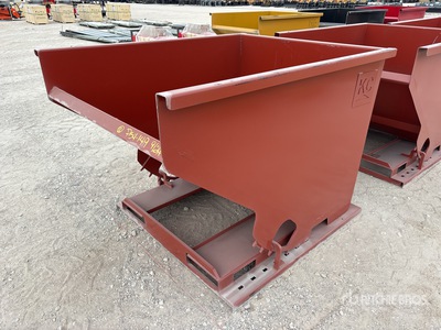 KitContainers 2YFT-SDH 5 ft 8 in 2 cyd Self-Dumping Hopper (Unused)