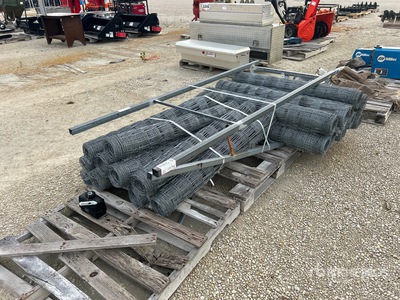 Quantity of x 4 ft 2 in Galvanized Transenne da cantiere