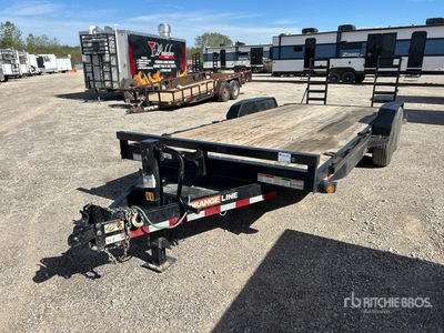 2024 Orange Line EQ14-17+3 20 ft T/A Equipment Trailer