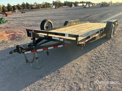 2021 Orange Line TH10-20BK4CR 20 ft T/A Equipment Trailer