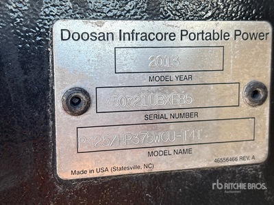2013 Doosan P425 HP375 Luftkompressor
