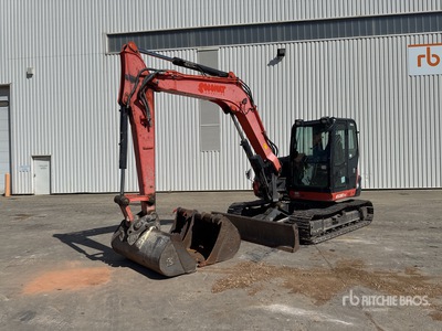2016 Kubota KX080-4 Pelle Hydraulique Tracked Excavator