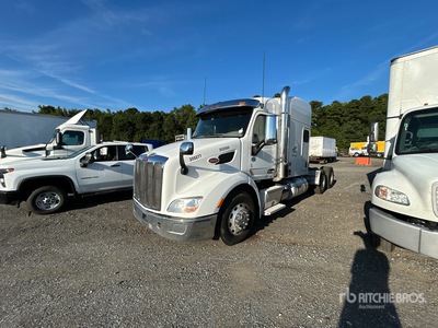 2018 Peterbilt 579 6x4 Cabeza Tractora Cabina Dormitorio (Inoperable)