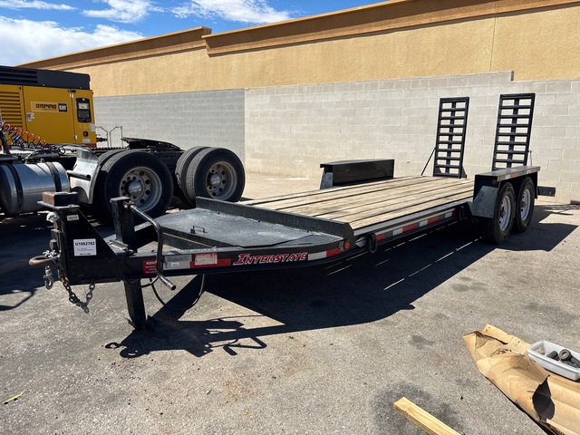 2023 Interstate 12000 lb 18 ft T/A Equipment Trailer