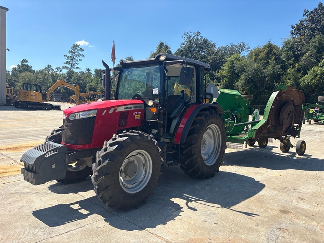 2024 Massey Ferguson 4710 4WD Tractor w/Pull-Behind Rotary Cutter