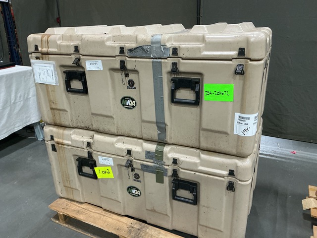 (2) Hardigg MM24 Storage Cases