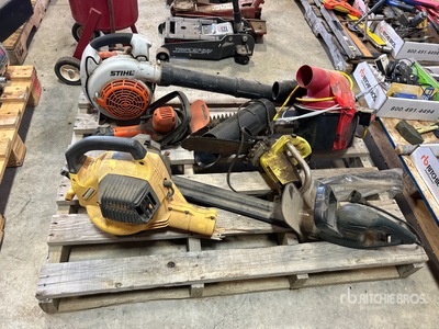 Electric Leaf Blower, Trimmer, Chain Saw