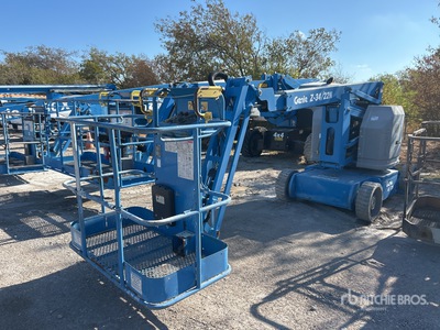 2017 Genie Z34/22N 2WD Electric Articulating Boom Lift