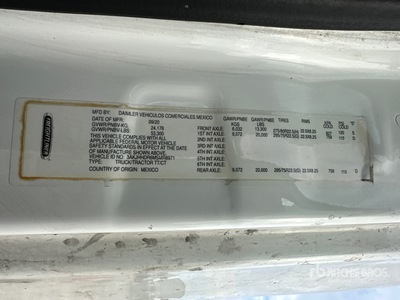 2021 Freightliner Cascadia 126 6x4 T/A Slaapcabine Trekker