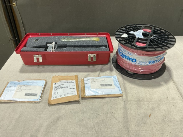 (3) Rolls of Cable, (1) Torque Wrench, (30) Lock Assemblies & Assorted Items