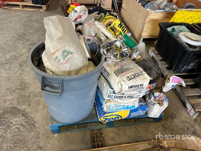 Quantity of Caution tape, Grout Compound & Hard Floor Sweeping Compound