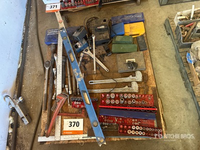 Quantity of Assorted Sockets, Pipe Wrenches & Hand Tools