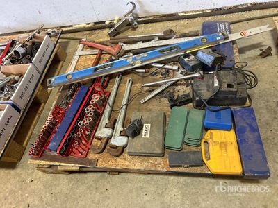 Quantity of Assorted Sockets, Pipe Wrenches & Hand Tools
