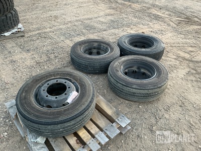 (4) Assorted Bridgestone Tires w/Wheels