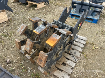 TNT 24 in Q/C Rueda de compactacion para excavadora - Fits WBM 120