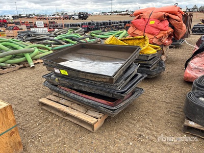 Quantity of Spill Tray, tarps
