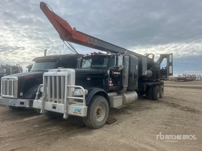 Spiradrill MHD-90 on 2013 Peterbilt 388 6x4 شاحنة حفارة (Inoperable)