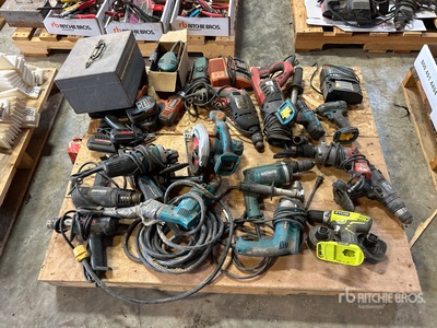 Electric Drills, Mitre Saw, Sander, Angle Grinder and Battery Charger