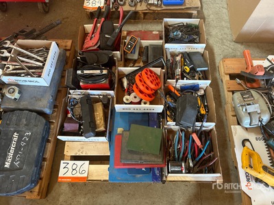 Quantity of Assorted Pliers, Pipe Cutters, Test Equipment & Hand Tools