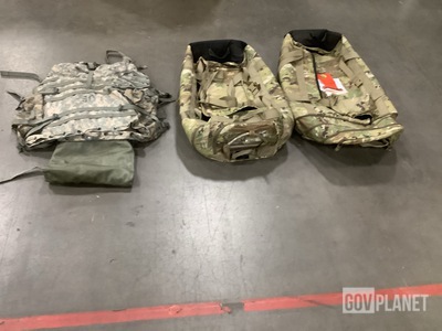 (2) Duffel Bags, (11) Large Field Pack Sets & Assorted Items