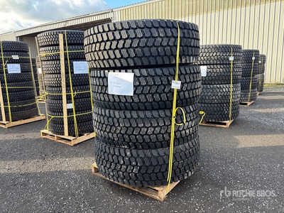 Quantity of (4) 17.5R25 LSnow Traction Retreaded Tires (Unused)