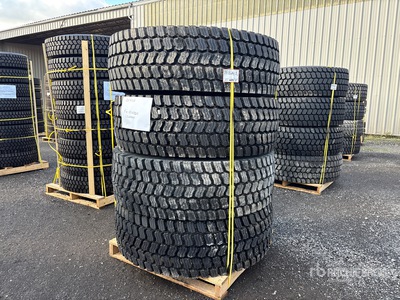 Quantity of (4) 17.5R25 LSnow Traction Retreaded Tires (Unused)