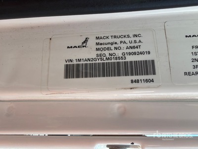 2020 Mack Anthem AN64T T/A Day Cab Truck Tractor