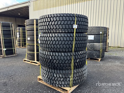 Quantity of (4) 17.5R25 LSnow Traction Retreaded Tires (Unused)