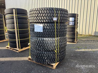 Quantity of (4) 17.5R25 LSnow Traction Retreaded Tires (Unused)
