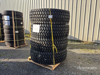 Quantity of (4) 17.5R25 LSnow Traction Retreaded Tires (Unused)