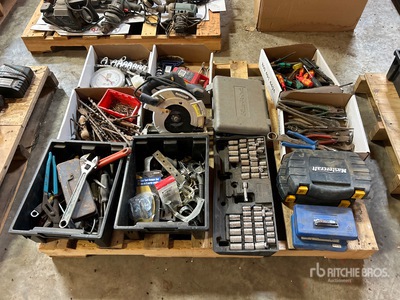 Quantity of Assorted Sockets, Hand Tools & Circular Saw