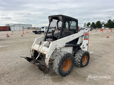 2000 Bobcat 863 Ładowarka o sterowaniu burtowym