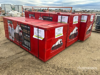 Arctic Shelter 40 ft x 80 ft x 24 ft Peak Double Truss Edificio de almacenaje
