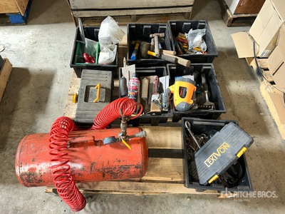 Quantity of Wrench, Hammer, Air Tank & Spot Light
