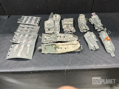 (88) Radio Vest Pockets, (53) Gear Carrier Pouch Assemblies & Assorted Items
