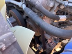Engine with A/C Compressor